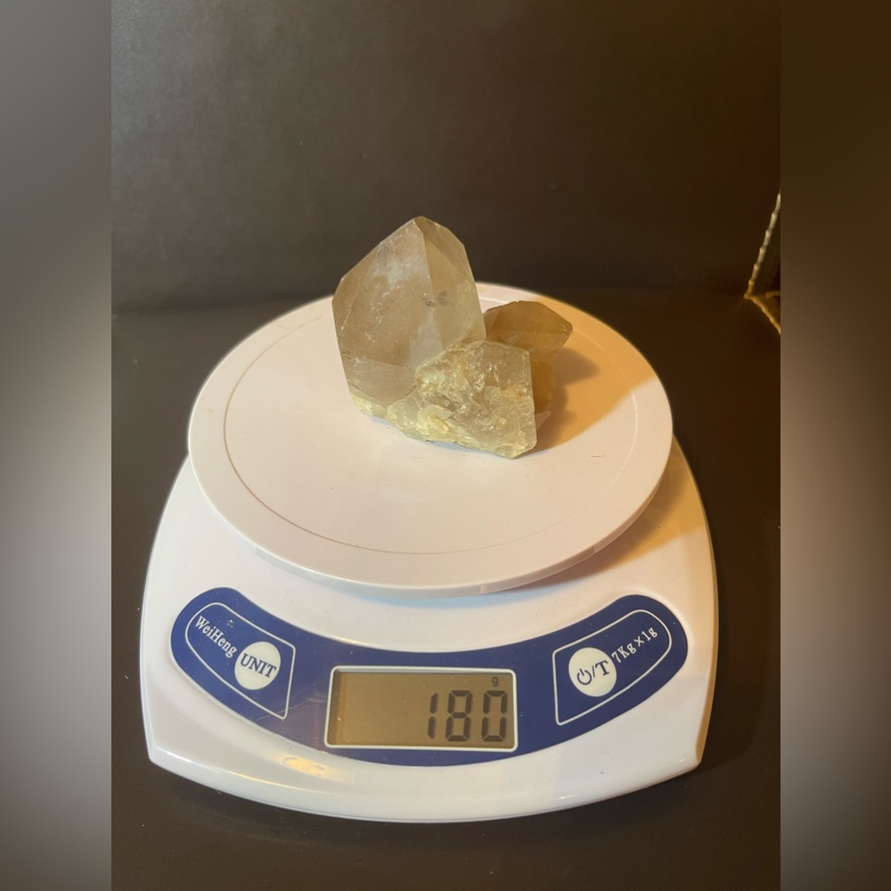 Mini Citrine Cluster. 180 gr, 6.32 oz, 0.395 lb